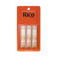 D'Addario Rico Sax Reed - Soprano Sax #1.5 - 3-Pack (RIA0315)