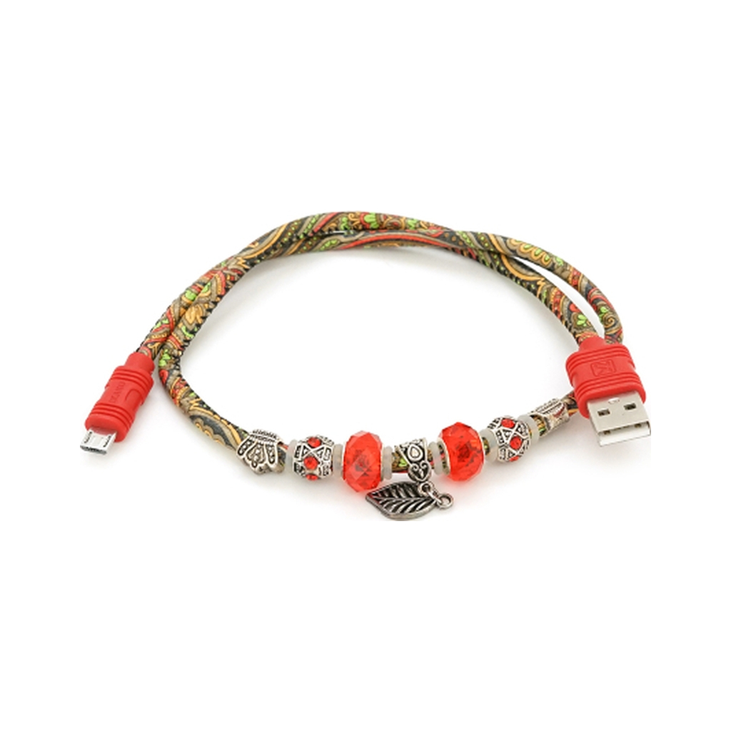 Дата кабель USB 2.0 AM to Micro 5P 0.5m 2.4A red iKAKU (YT-iK/PT-MR)