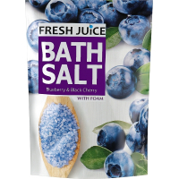 Bath salt Fresh Juice Blueberry & Black Cherry Doy-pak 500 g (4823015937613)