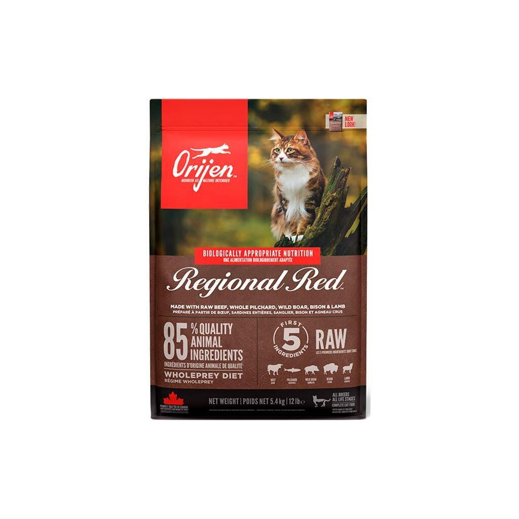 Сухий корм для кішок Orijen Regional Red зі смаком м'яса та риби 5.4 кг (0064992282547) Сухий корм для кішок Orijen Regional Red зі смаком м'яса та риби 5.4 кг (0064992282547)