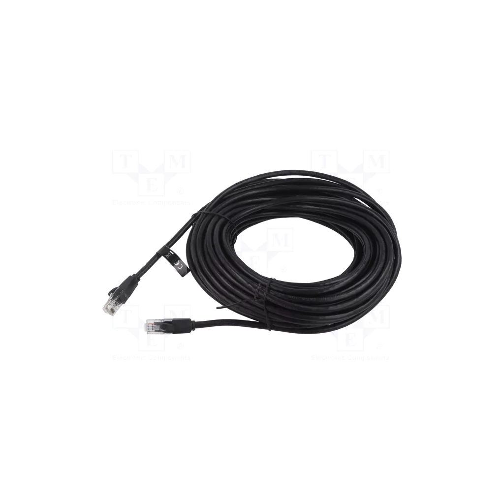 Патч-корд 20м, UTP cat 6 RJ-45 black Vention (IBEBQ)