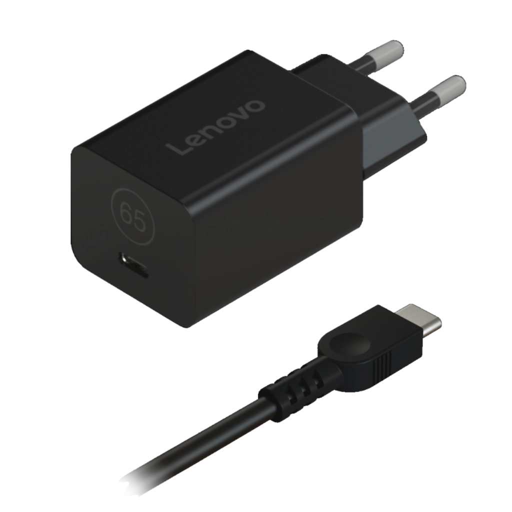 Блок живлення до ноутбуку Lenovo 65W GaN Nano Adapter USB Type-C (40AWGN65EU) Блок живлення до ноутбуку Lenovo 65W GaN Nano Adapter USB Type-C (40AWGN65EU)