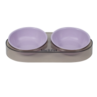 Dishes for cats Me&Pet Bowl double purple (NMP28-3)