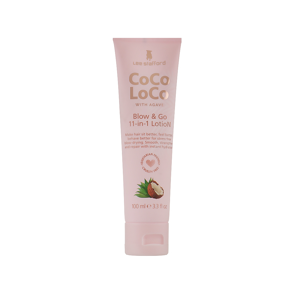 Крем для волосся Lee Stafford Coco Loco With Agave Blow & Go 11-in-1 Lotion 100 мл (5060282702868)