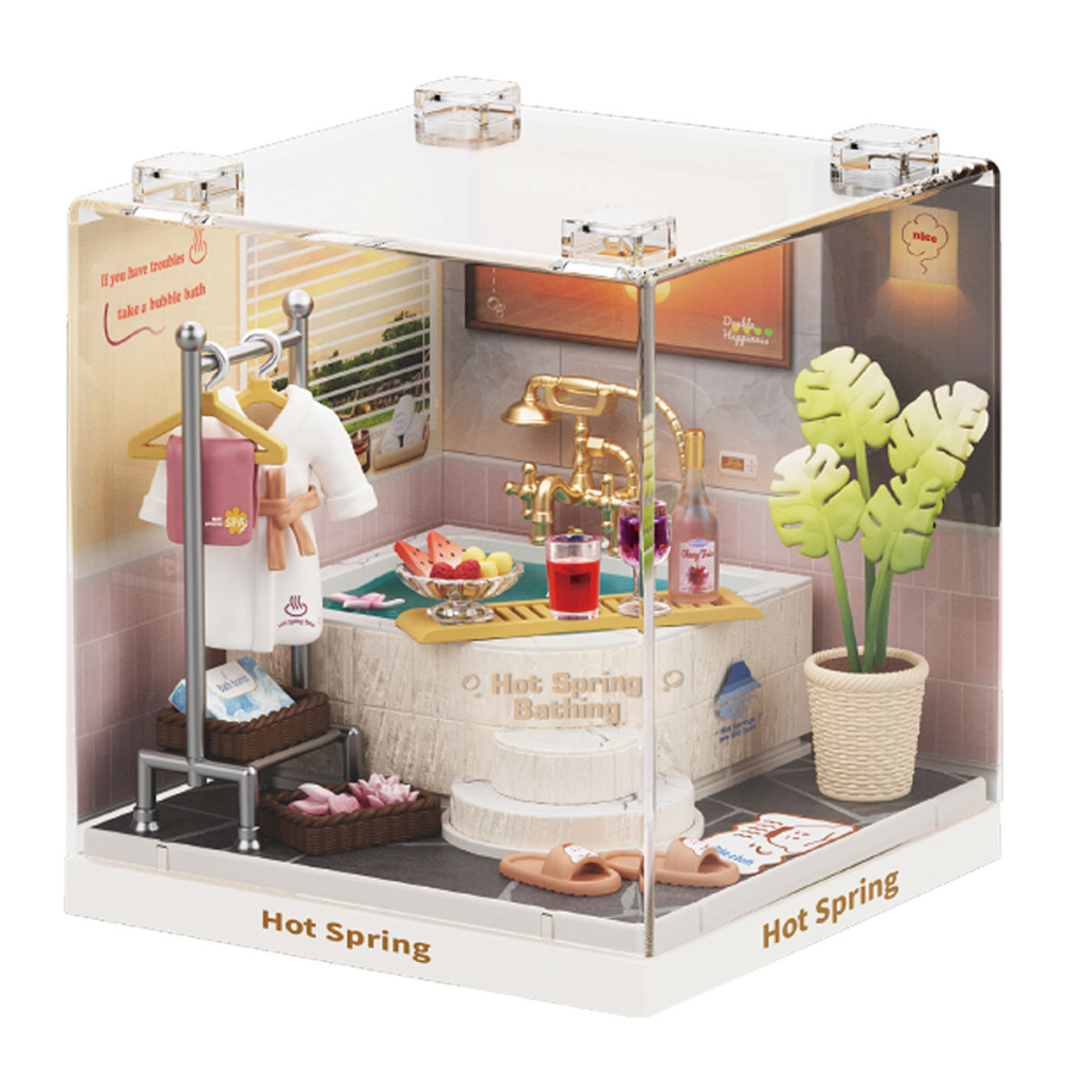Конструктор Mini House румбокс серії Інтер'єр Міні – Термальна купальня (8041)