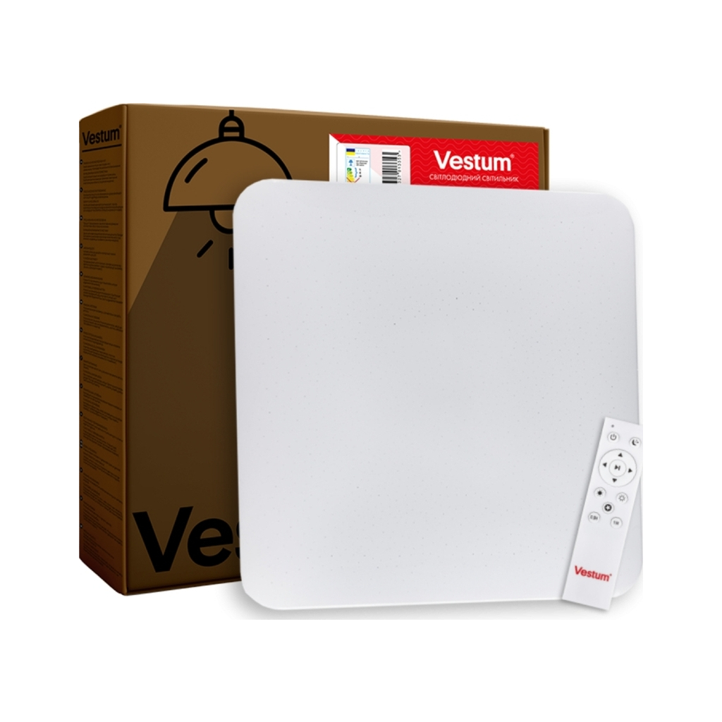 Світильник Vestum QUATRO зоряне небо 60W 3000К-6500К з ДК (VS-91041)