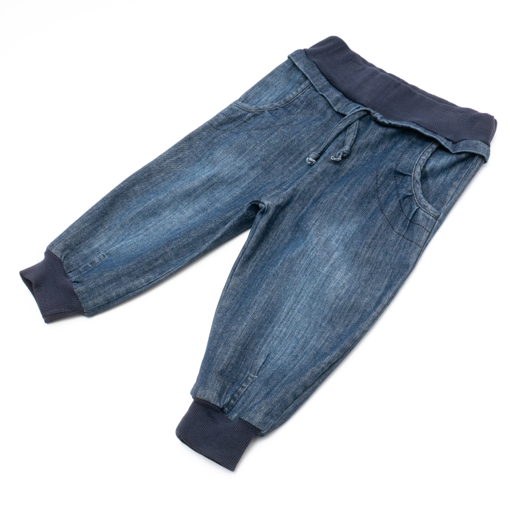 Штани дитячі WENDY джинсові бриджі (5500108-2-104G-blue) Штани дитячі WENDY джинсові бриджі (5500108-2-104G-blue)