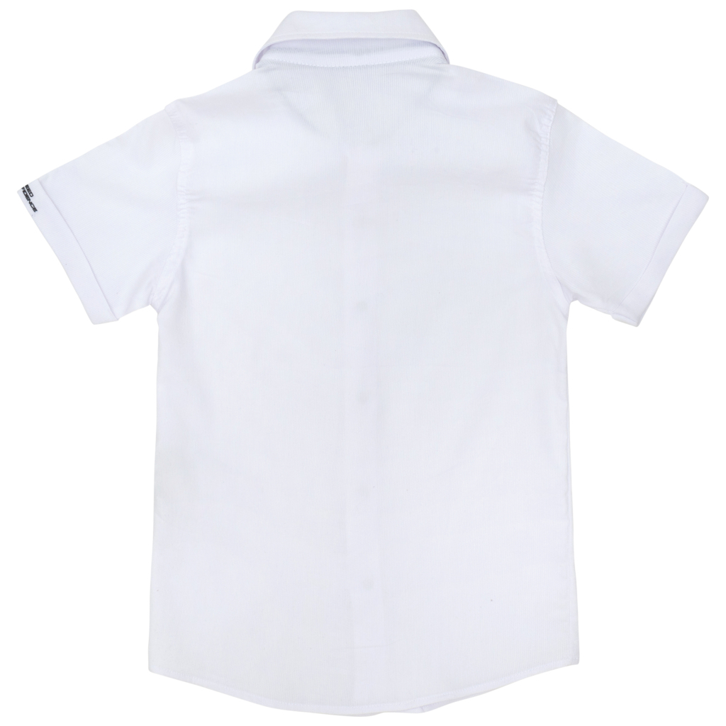 Сорочка дитяча Blueland з коротким рукавом (13911-116B-white) Сорочка дитяча Blueland з коротким рукавом (13911-116B-white)