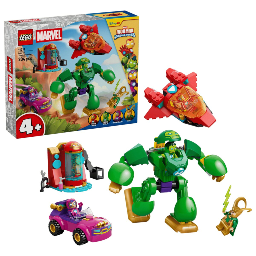 Конструктор LEGO Marvel Локі проти команди Залізної Людини (11211) Конструктор LEGO Marvel Локі проти команди Залізної Людини (11211)