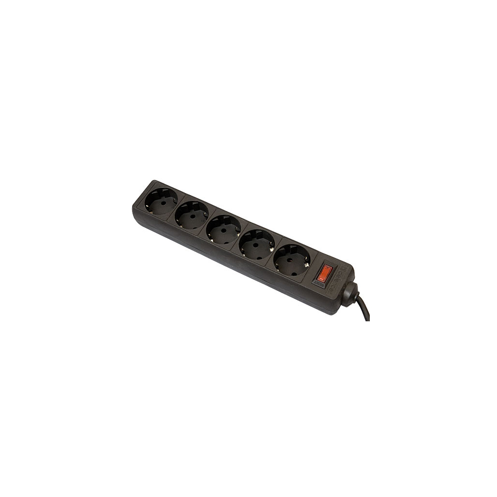 Мережевий фільтр живлення Defender ES 3m 5 роз. black (99485)