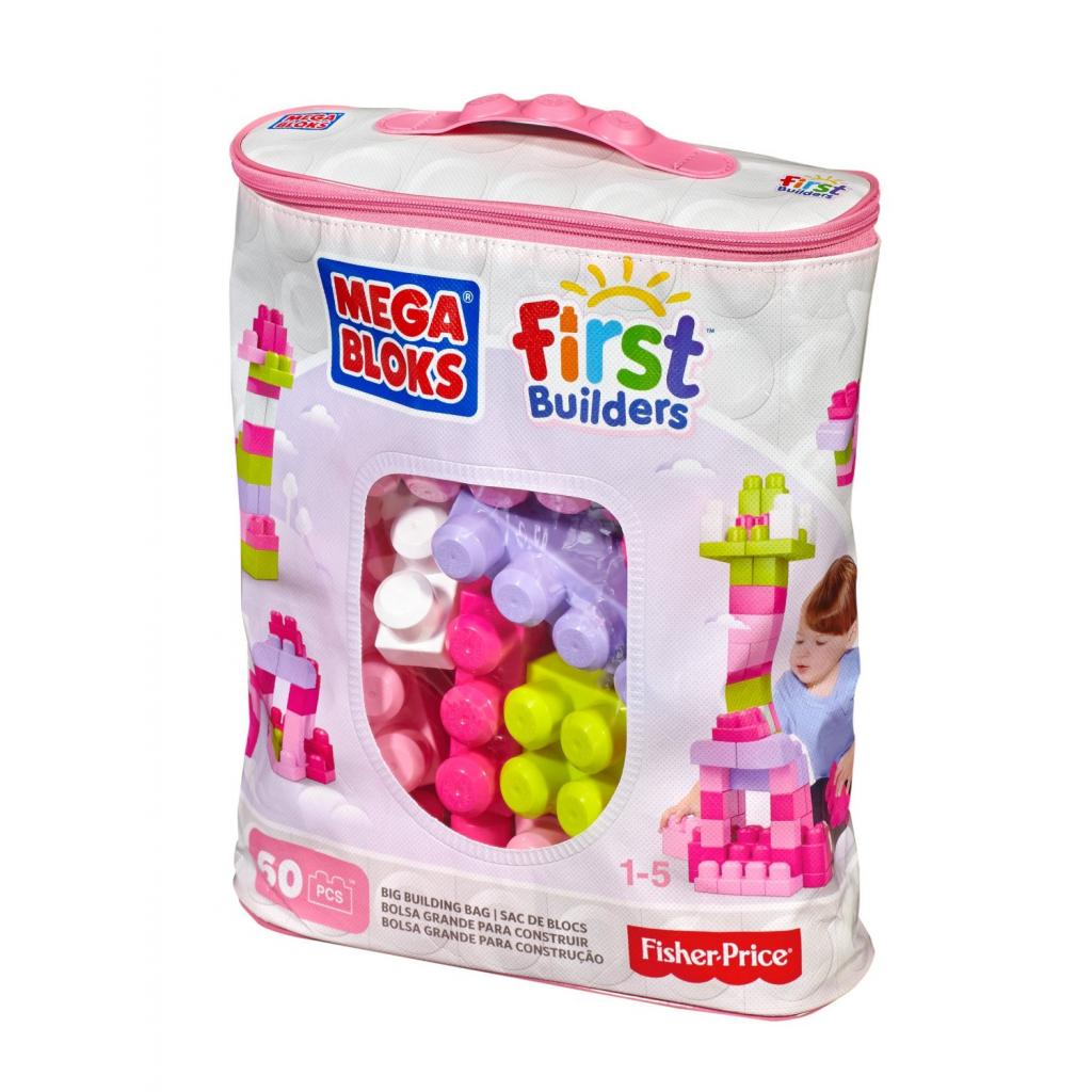 Конструктор Mega Bloks рожевий у мішку 60 деталей (DCH54) Конструктор Mega Bloks рожевий у мішку 60 деталей (DCH54)