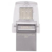 USB флеш накопичувач Kingston 128GB DataTraveler microDuo 3C USB 3.0/Type C (DTDUO3C/128GB)