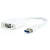 Перехідник USB3.0 - VGA Cablexpert (AB-U3M-VGAF-01-W)