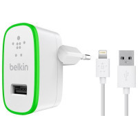 Зарядний пристрій Belkin USB Home Charger (2.4Amp) w/cable Lightening to USB-A, 1.2m (F8J125vf04-WHT)