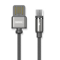 Дата кабель USB 2.0 AM to Micro 5P 1.0m Gravity series Magnetic tarnish Remax (RC-095M-TARNISH)