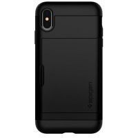 Чохол до мобільного телефона Spigen iPhone XS Slim Armor CS Black (063CS24922)