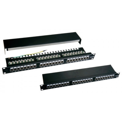 Патч-панель Hypernet 19" 24 порта FTP 1U cat.6 (PP-KFSTP6-24)