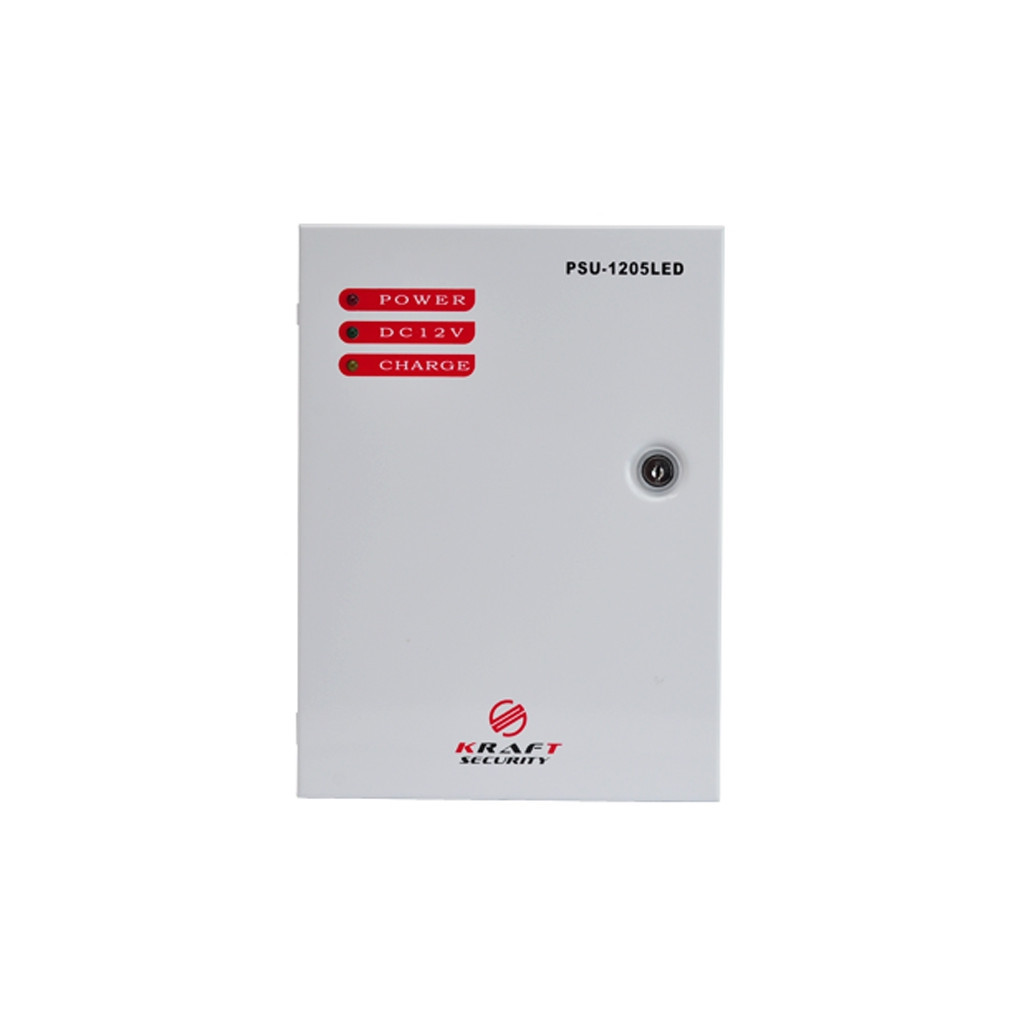 Блок живлення для систем відеоспостереження Kraft Energy PSU-1205LED/8CH