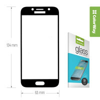 Скло захисне ColorWay 9H ColorWay soft carbon Samsung Galaxy A3 (2017) SM-A320 3D (CW-GSSCSA320-BK)