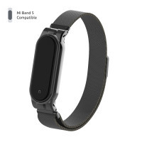 Ремінець до фітнес браслета Armorstandart Milanese Magnetic Band для Xiaomi Mi Band 5 Black (ARM56848)