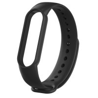 Ремінець до фітнес браслета XoKo Силіконовий ремінець XoKoдля Xiaomi Mi Smart Band 5 Black (XK-SL5-BK)