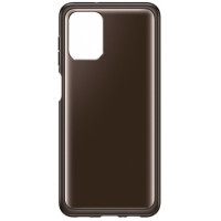 Чохол до мобільного телефона Samsung Soft Clear Cover Galaxy A12 (A125) Black (EF-QA125TBEGRU)