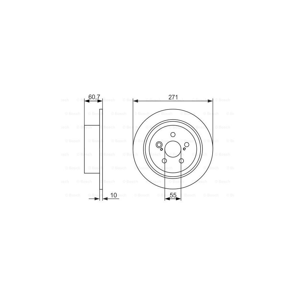 Гальмівний диск Bosch 0 986 479 613