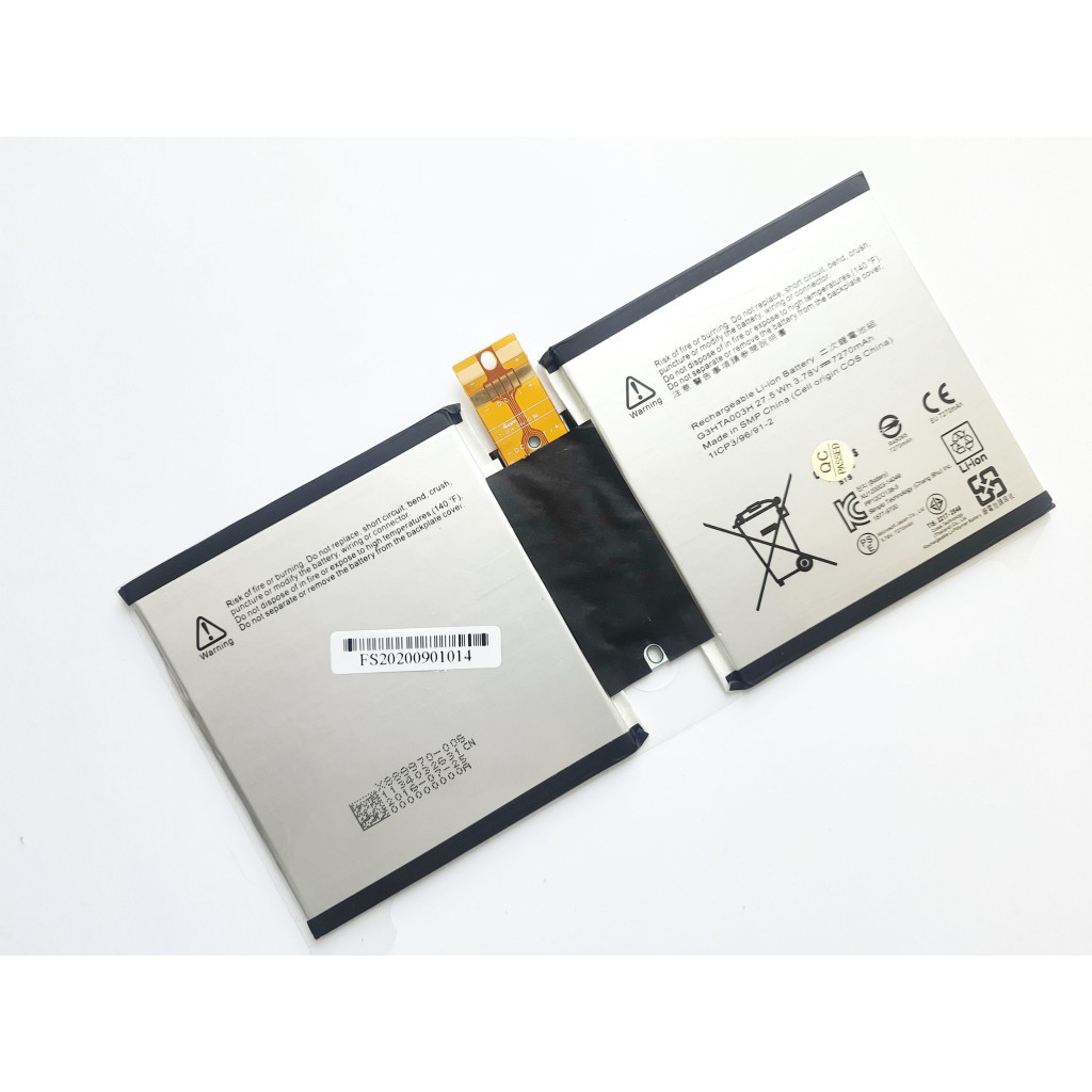 Акумулятор до ноутбука Microsoft Surface 3 (Model 1645) G3HTA003H, 7270mAh (27.5Wh), 2cell, 3 (A47513) Акумулятор до ноутбука Microsoft Surface 3 (Model 1645) G3HTA003H, 7270mAh (27.5Wh), 2cell, 3 (A47513)