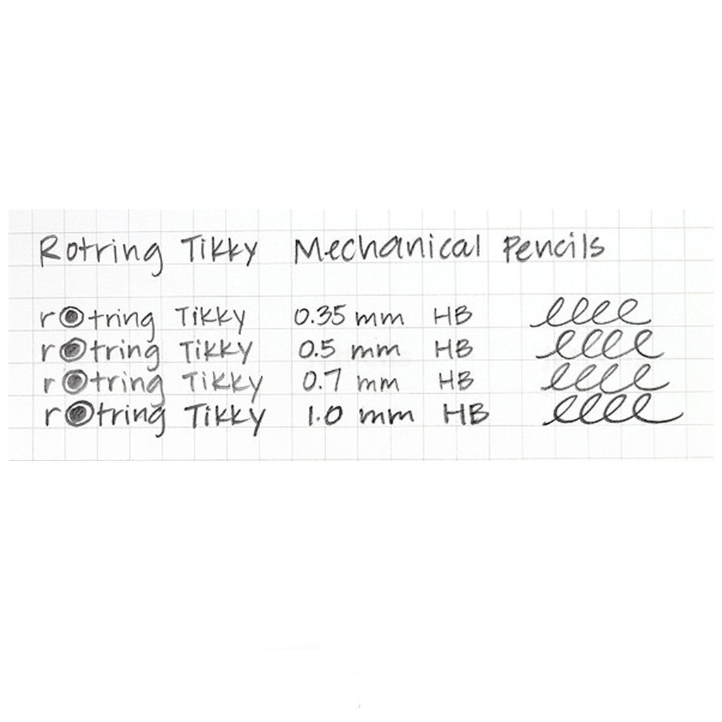 Олівець механічний Rotring Drawing TIKKY Burgundy (ISO) PCL 0,35 (R1904510)