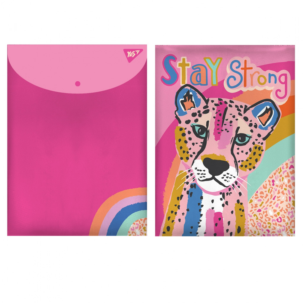 Папка - конверт Yes на кнопці А4 Pink Panther (491881) Папка - конверт Yes на кнопці А4 Pink Panther (491881)