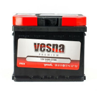 Car battery Vesna 54 Ah/12V Premium Euro (415 254)