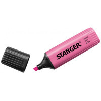 Stanger text marker, 1-5 mm pink 10 pcs (MARKER-TXT-STFLATP10)