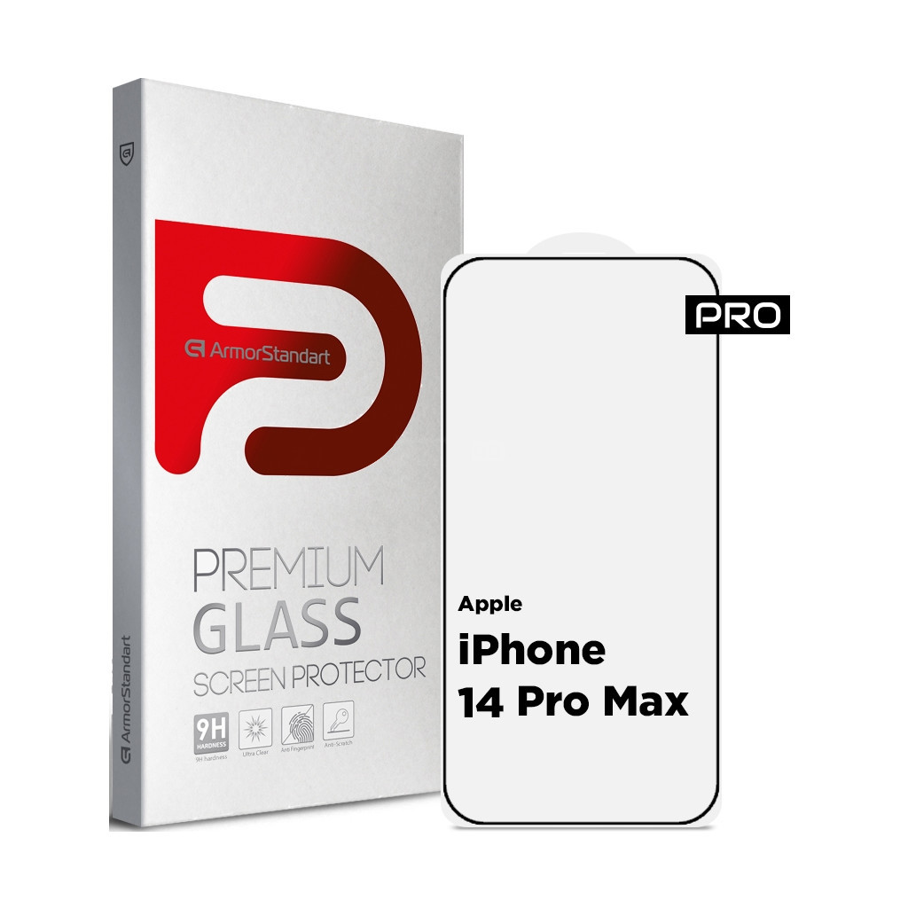 Скло захисне Armorstandart Pro Apple iPhone 14 Pro Max (ARM61970) Скло захисне Armorstandart Pro Apple iPhone 14 Pro Max (ARM61970)