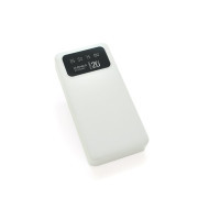 Батарея універсальна Linkage 20000mAh Input:Type-C/Micro-USB, Output:USB-A*2(2.1A), White/Black (LKP-27 / 28373)
