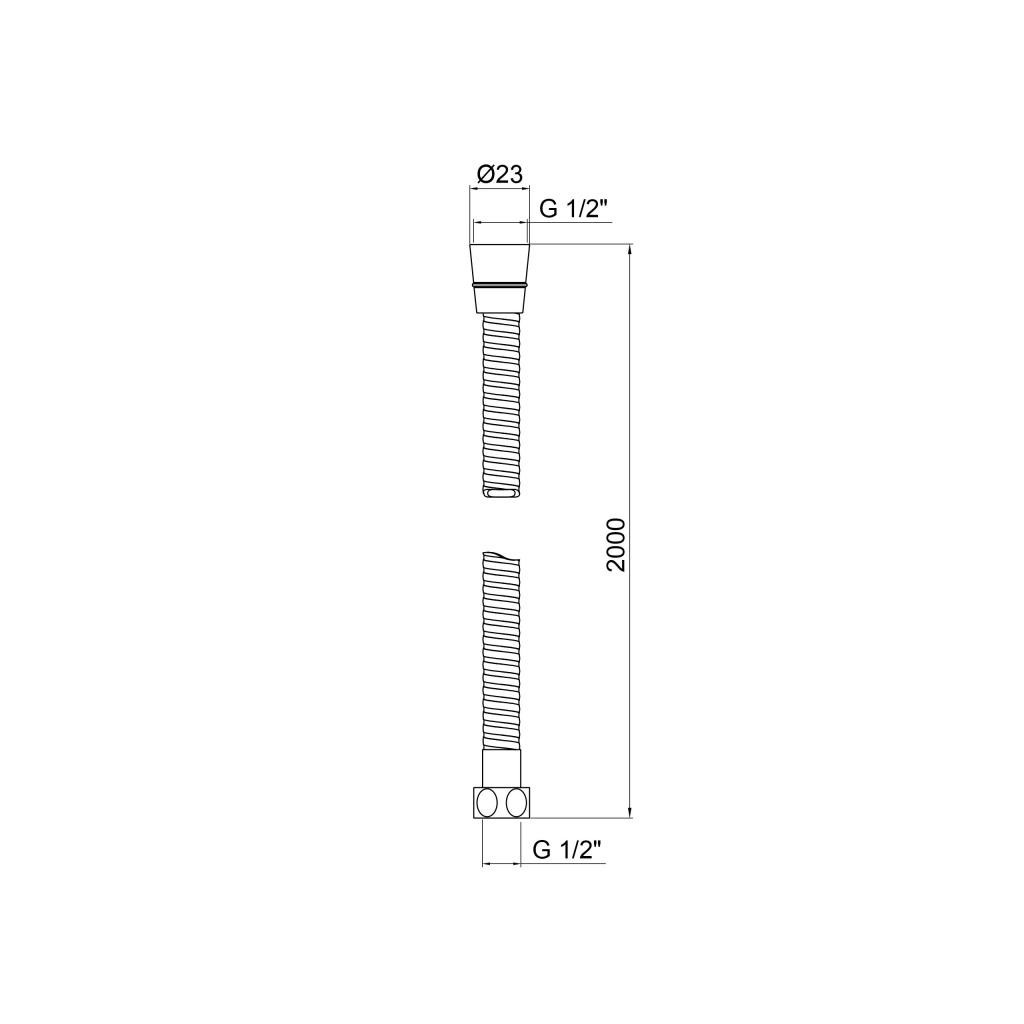 Шланг для душа Kroner C604 (CV023621)