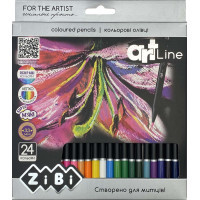Colored pencils ZiBi Art Line round 24 colors (ZB.2434)