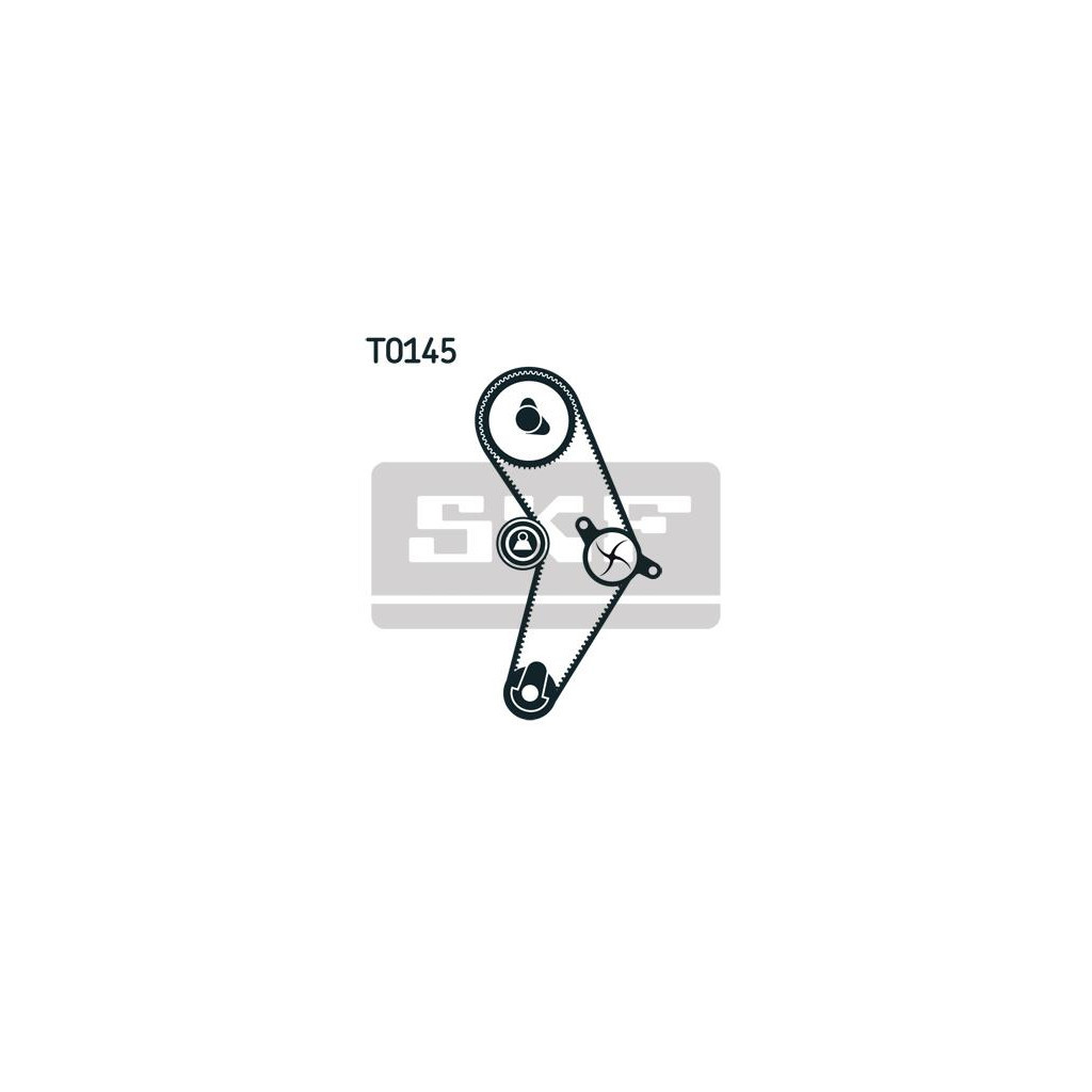 Комплект ременя ГРМ з помпой SKF VKMC 06009