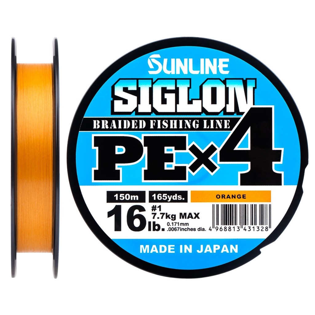 Шнур Sunline Siglon PE н4 300m 2.5/0.270mm 40lb/18.5kg Помаранч (1658.09.58) Шнур Sunline Siglon PE н4 300m 2.5/0.270mm 40lb/18.5kg Помаранч (1658.09.58)