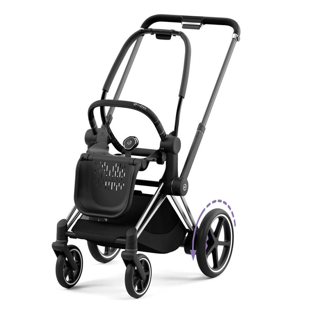 Шасі для коляски Cybex ePriam New Generation 2021 (Chrome Black) (521002357)