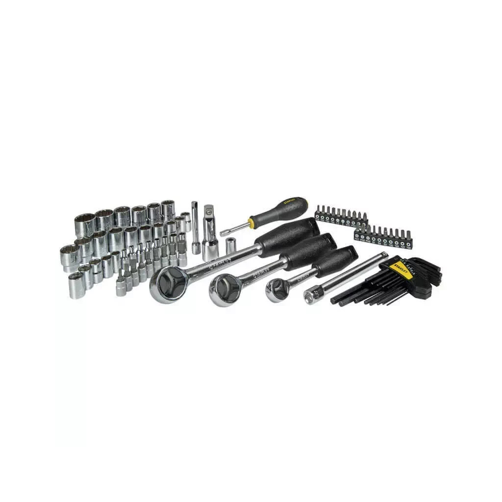 Набір інструментів Stanley Maxi-Drive торцевих 1/4", 3/8", 1/2", 80 предм. (STHT0-73930)