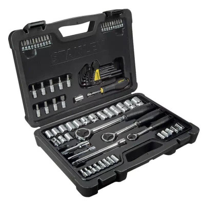 Набір інструментів Stanley Maxi-Drive торцевих 1/4", 3/8", 1/2", 80 предм. (STHT0-73930)