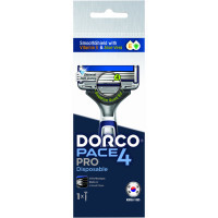 Dorco Pace 4 Pro razor for men 4 blades 1 pc. (8801038598338)