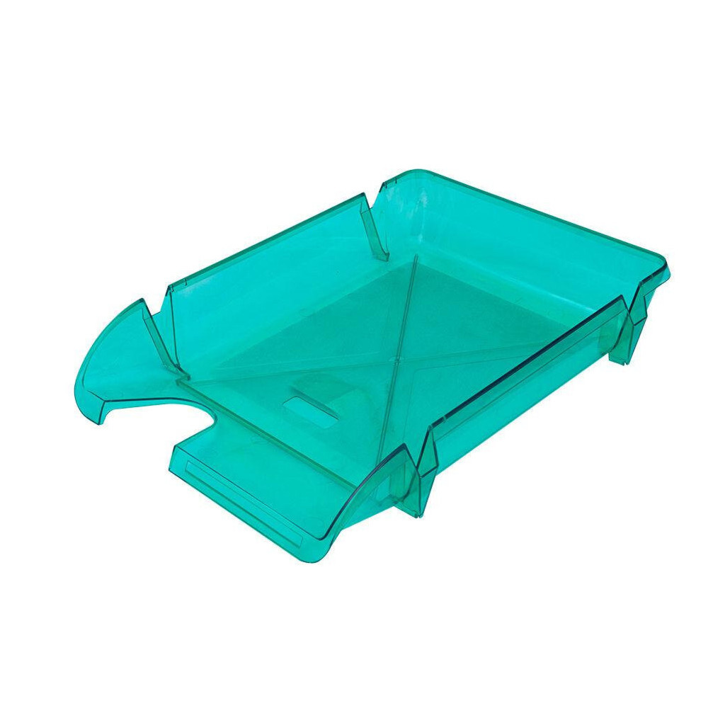 Лоток для паперів Economix горизонтальний Компакт пластик, салатовий (E80607) Лоток для паперів Economix горизонтальний Компакт пластик, салатовий (E80607)