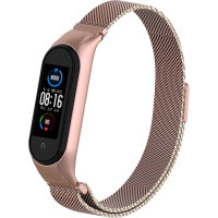 Ремінець до фітнес браслета Armorstandart Milanese Magnetic Band 503 для Xiaomi Mi Band 6/5 Rose Gold (ARM57183)