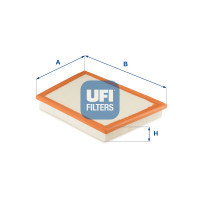 Air filter for a car UFI 30.621.00