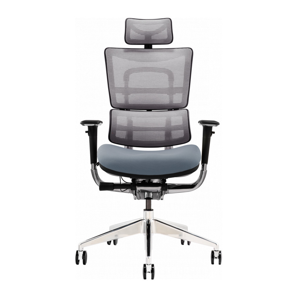 Офісне крісло GT Racer X-801 Bright Gray (X-801 Bright Gray (W-20 B-40))