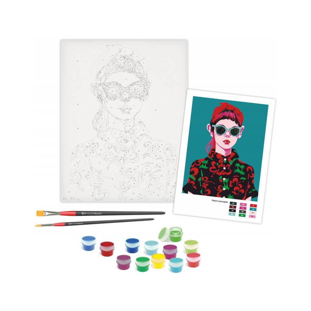 Картина по номерам Rosa Start Амелі 35 х 45 см (4823098507321)