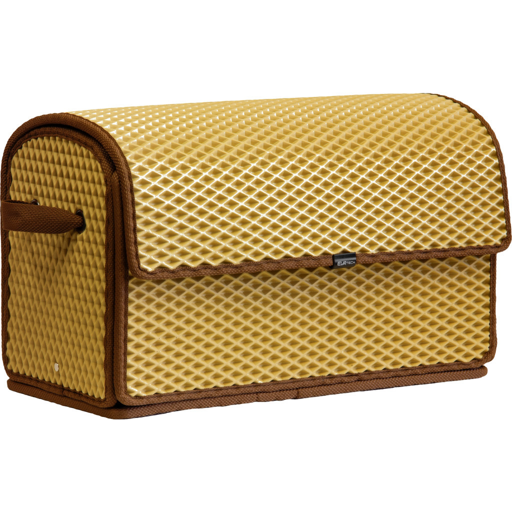 Сумка-органайзер EVAtech 30x49x25 см Бежевий з коричневим кантом (BS12258SM5RIE) Сумка-органайзер EVAtech 30x49x25 см Бежевий з коричневим кантом (BS12258SM5RIE)