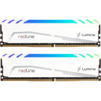 Модуль пам'яті для комп'ютера DDR5 32GB (2x16GB) 6400 MHz Redline RGB White Mushkin (MLB5C640BGGP16GX2)
