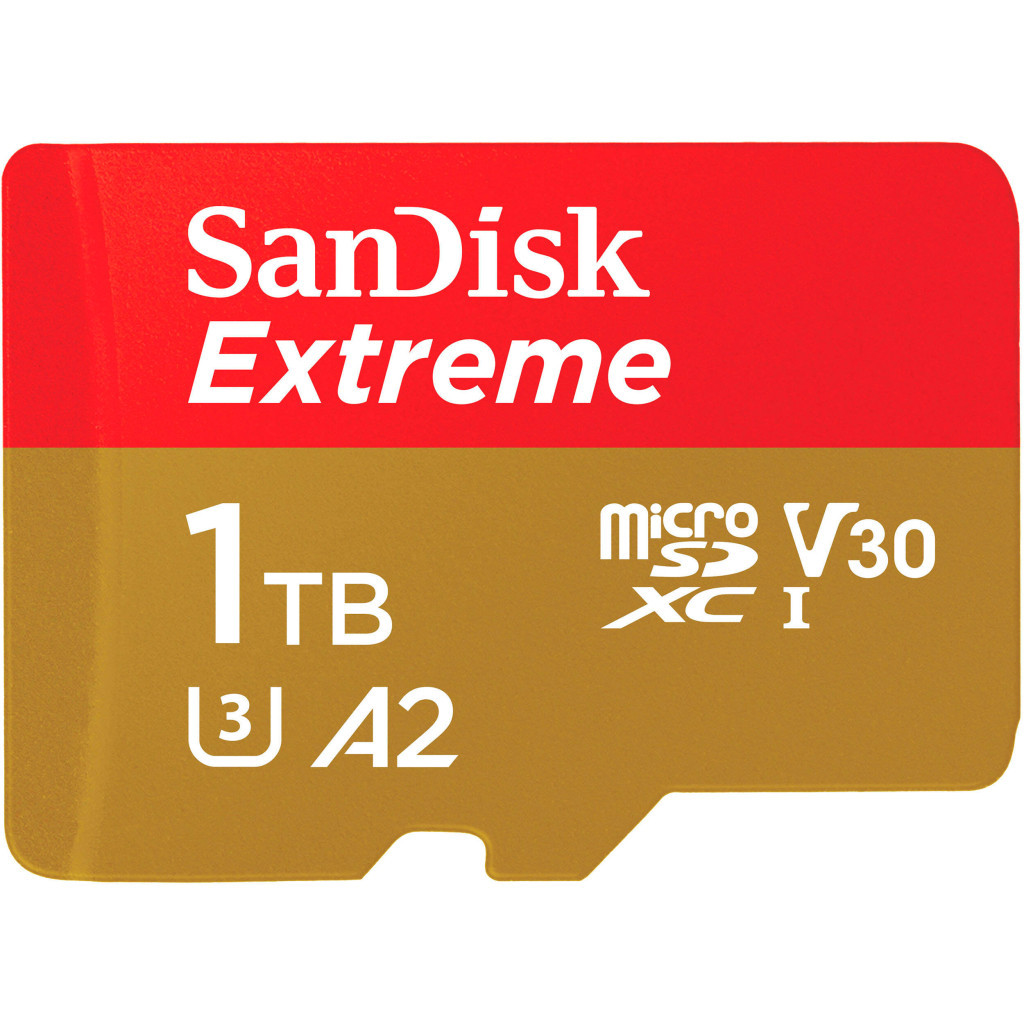 Карта пам'яті SanDisk 1TB microSD class 10 UHS-I U3 V30 Extreme (SDSQXAV-1T00-GN6MA) Карта пам'яті SanDisk 1TB microSD class 10 UHS-I U3 V30 Extreme (SDSQXAV-1T00-GN6MA)